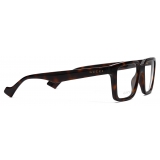 Gucci - Rectangular Optical Glasses - Dark Tortoiseshell - Gucci Eyewear