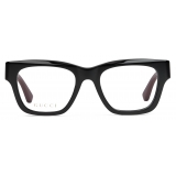 Gucci - Occhiale da Vista Squadrati - Nero - Gucci Eyewear