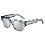 Dior - Occhiali da Sole - CD Diamond S2I - Blu Grigio Trasparente - Dior Eyewear