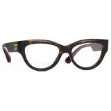 Gucci - Cat Eye Optical Glasses - Dark Tortoiseshell - Gucci Eyewear