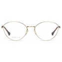 Gucci - Occhiale da Vista Cat Eye - Oro - Gucci Eyewear