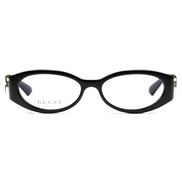 Gucci - Rectangular Optical Glasses - Black - Gucci Eyewear