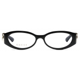 Gucci - Rectangular Optical Glasses - Black - Gucci Eyewear