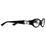 Gucci - Rectangular Optical Glasses - Black - Gucci Eyewear