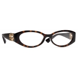 Gucci - Rectangular Optical Glasses - Dark Tortoise - Gucci Eyewear