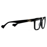 Gucci - Occhiale da Vista Squadrati - Nero - Gucci Eyewear