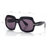 Tom Ford - Occhiali da Sole Ren - Occhiali da Sole Geometrica - Nero - Occhiali da Sole - Tom Ford Eyewear