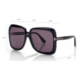 Tom Ford - Occhiali da Sole Lorelai - Occhiali da Sole a Farfalla - Nero - Occhiali da Sole - Tom Ford Eyewear