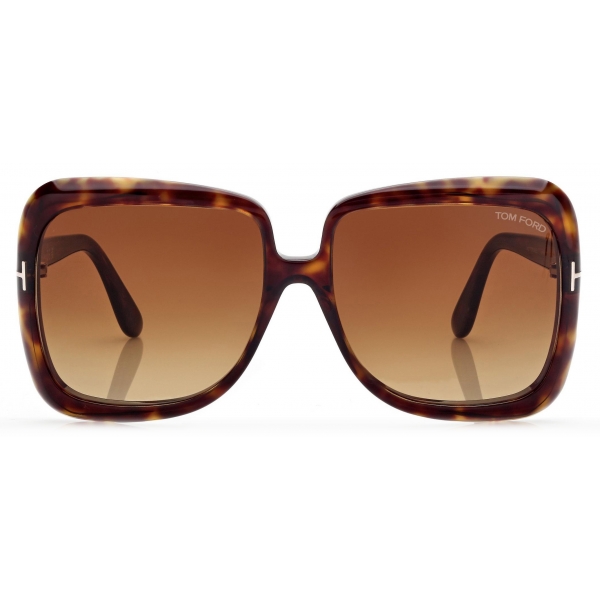 Tom Ford - Occhiali da Sole Lorelai - Occhiali da Sole a Farfalla - Havana Scuro - Occhiali da Sole - Tom Ford Eyewear