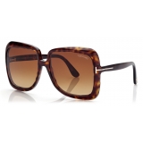 Tom Ford - Occhiali da Sole Lorelai - Occhiali da Sole a Farfalla - Havana Scuro - Occhiali da Sole - Tom Ford Eyewear