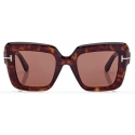 Tom Ford - Esme Sunglasses - Oversized Sunglasses - Havana - Sunglasses - Tom Ford Eyewear