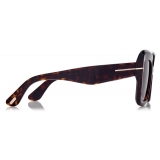 Tom Ford - Esme Sunglasses - Oversized Sunglasses - Havana - Sunglasses - Tom Ford Eyewear