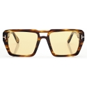 Tom Ford - Occhiali da Sole Redford - Occhiali da Sole Squadrati - Havana Scuro - Occhiali da Sole - Tom Ford Eyewear