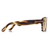 Tom Ford - Occhiali da Sole Redford - Occhiali da Sole Squadrati - Havana Scuro - Occhiali da Sole - Tom Ford Eyewear