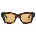 Tom Ford - Occhiali da Sole Ilias - Occhiali da Sole Squadrati - Havana Scuro - Occhiali da Sole - Tom Ford Eyewear