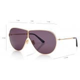 Tom Ford - Keating Sunglasses - Pilot Sunglasses - Smoke - Sunglasses - Tom Ford Eyewear