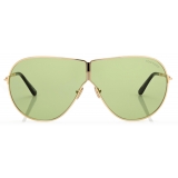 Tom Ford - Keating Sunglasses - Pilot Sunglasses - Deep Gold - Sunglasses - Tom Ford Eyewear