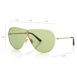 Tom Ford - Keating Sunglasses - Pilot Sunglasses - Deep Gold - Sunglasses - Tom Ford Eyewear