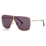 Tom Ford - Occhiali da Sole Huxley - Occhiali da Sole Pilota - Fumo - Occhiali da Sole - Tom Ford Eyewear