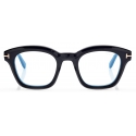 Tom Ford - Blue Block Square Optical Glasses - Black - Optical Glasses - Tom Ford Eyewear