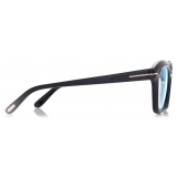 Tom Ford - Blue Block Square Optical Glasses - Black - Optical Glasses - Tom Ford Eyewear