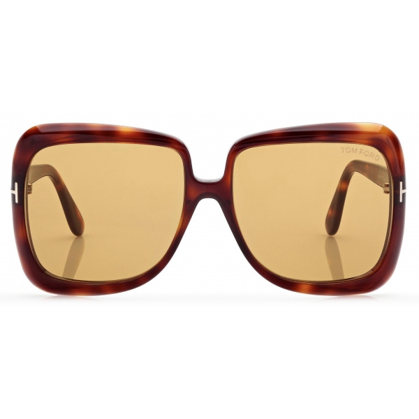 Tom Ford - Occhiali da Sole Lorelai - Occhiali da Sole a Farfalla - Havana Scuro - Occhiali da Sole - Tom Ford Eyewear