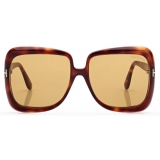 Tom Ford - Occhiali da Sole Lorelai - Occhiali da Sole a Farfalla - Havana Scuro - Occhiali da Sole - Tom Ford Eyewear