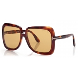 Tom Ford - Occhiali da Sole Lorelai - Occhiali da Sole a Farfalla - Havana Scuro - Occhiali da Sole - Tom Ford Eyewear