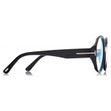 Tom Ford - Blue Block Geometric Optical Glasses - Black - Optical Glasses - Tom Ford Eyewear