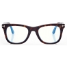 Tom Ford - Blue Block Geometric Optical Glasses - Pink Ice White - Optical Glasses