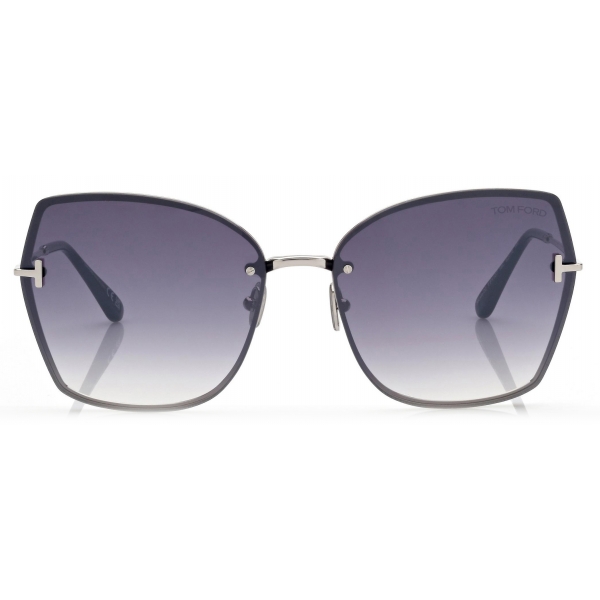 Tom Ford - Nickie Sunglasses - Butterfly Sunglasses - Palladium - Sunglasses - Tom Ford Eyewear