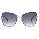 Tom Ford - Nickie Sunglasses - Butterfly Sunglasses - Palladium - Sunglasses - Tom Ford Eyewear