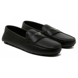 Prada - Black Triangle Logo Loafers - Prada Exclusive Luxury Collection