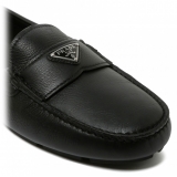 Prada - Black Triangle Logo Loafers - Prada Exclusive Luxury Collection