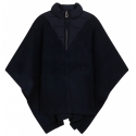 Chloé - Navy Blue Logo Plaque Cape - Chloé Exclusive Luxury Collection