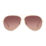 Dior - Occhiali da Sole - DiorCannage A1U - Marrone Rosa Sfumato - Dior Eyewear