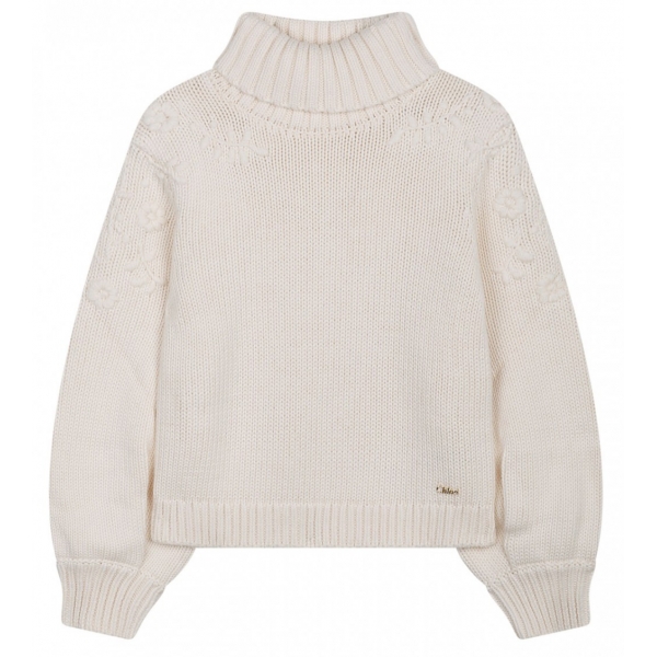 Chloé - Ivory White Knitted Jumper - Chloé Exclusive Luxury Collection