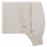 Chloé - Ivory White Knitted Jumper - Chloé Exclusive Luxury Collection