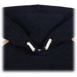 Chloé - Navy Blue and Multicolour Appliqué Logo Dress - Chloé Exclusive Luxury Collection