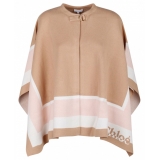 Chloé - Sand Logo Cape - Chloé Exclusive Luxury Collection