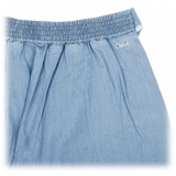 Chloé - Blue Belted Shorts - Chloé Exclusive Luxury Collection