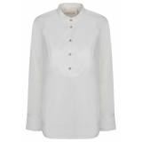 Chloé - Buttercream Smoking Shirt - Chloé Exclusive Luxury Collection