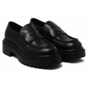 Prada - Black Leather Loafers - Prada Exclusive Luxury Collection