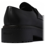 Prada - Black Leather Loafers - Prada Exclusive Luxury Collection