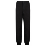 Prada - Black Cotton Trousers - Prada Exclusive Luxury Collection