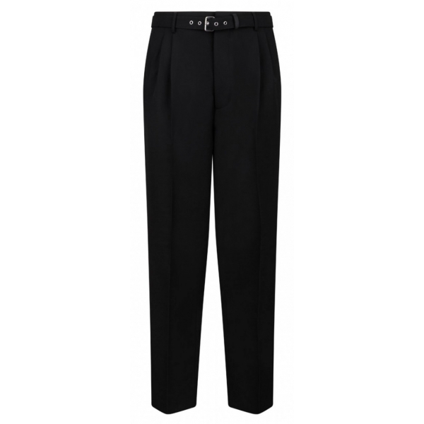 Prada - Black Wool Trousers - Prada Exclusive Luxury Collection