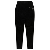 Prada - Black Corduroy Trousers - Prada Exclusive Luxury Collection