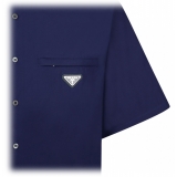 Prada - Blue Poplin Shirt - Prada Exclusive Luxury Collection