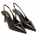 Prada - Black Saffiano Leather Pumps - Prada Exclusive Luxury Collection