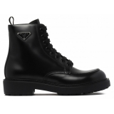 Prada - Black Leather Boots - Prada Exclusive Luxury Collection